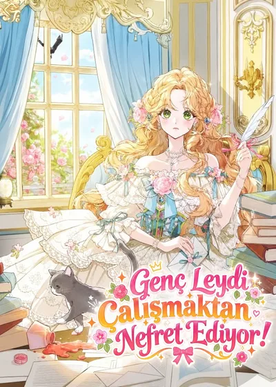 Genç Leydi Çalışmaktan Nefret Ediyor! (This Young Lady Hates Being Productive!) — Kairatoon Serisi Kapak